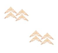 Mipcase 2 Ensembles Applique Murale Sculpté Décoration Murale Non pour Plus Style Traditionnel 4 Pièces * 2