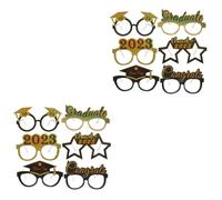 Mipcase 2 Ensembles Lunettes De Remise Des Diplômes Accessoires Photo Festifs Pour Célébrations De Graduation Lunettes Amusantes Pour Créer Une Ambiance Joyeuse 6 Pièces * 2