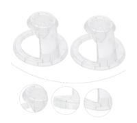 Mipcase 2 pièces Base Porte-stylo Transparent pour Impression Support Plastique Accessoire Pratique pour Rangement de Stylo Impression Lot