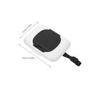 Mipcase 2 pièces Boîte Lingette Portable Réutilisable pour Garçon Fille Distributeur Pratique avec Bouton Facile à Compacte et Légère pour à Couches et Voyages Lot de Noir