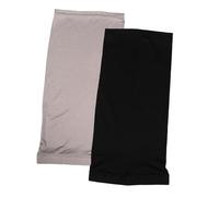 Mipcase 2 pièces Bonnet de Nuit Long pour Soins Capillaires Bonnet Respirant pour Dreadlocks et Tresses Extensible pour Femmes Noir et Gris Tube Long