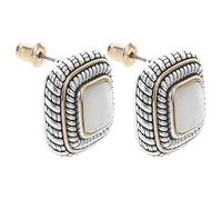 Mipcase 2 pièces Boucles Oreilles Baroques Femme Vintage Coquilles Légères et Artistiques Bijoux pour Mariage et Usage Quotidien