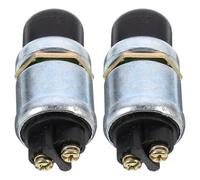 Mipcase 2 pièces Boutons de Démarrage Étanches pour Moteur de Bateau et Voiture Interrupteurs Allumage Robustes Faciles à Installer Compatibles Véhicules Marins et Automobiles