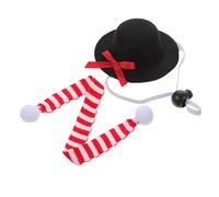 Mipcase 2 Pièces Chapeau pour Animaux De Compagnie Écharpe Accessoires De Cochon d'Inde Décor De Chapeau De Chien Coiffure pour Animaux De Compagnie Costumes De Chien Mini Haut-De-Forme