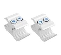 Mipcase 2 Pièces Clamps de Fixation pour Tubes de Aluminium Support Sécurisé pour Canne et Mobilité Accessoires Polyvalents pour Divers Dispositifs