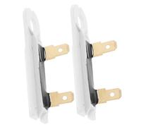 Mipcase 2 pièces Fusible thermique de rechange pour sèche-linge blanc contrôle température pour sécurité compatible multiples marques installation facile matériaux cuivre et ABS