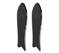 Mipcase 2 Pièces Gua Sha Tool Corne de Bœuf Forme Poisson Ergonomique pour Visage et Corps Planche de Massage pour Thérapie Musculaire et Circulation Instrument de Grattage Portable pour