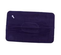 Mipcase 2 pièces Oreillers Gonflables PVC Flocage Coussins Portables Légers et Compacts pour Voyage Randonnée et Camping Soutien Cervical Ergonomique Gris et Bleu