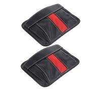 Mipcase 2 pièces Organiseur de Siège Voiture PU Adhésif Lot Pochettes de Rangement Latérales Stables pour Téléphones Clés Snacks Accessoire Voiture Pratique