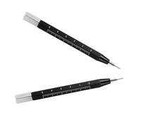 Mipcase 2 Pièces Outil Réglage Bracelet Montre Alliage Aluminium Fourchette pour Barrettes Ressort Précision Professionnelle Compatible Multiples Matériaux pour Réparation et Remplacement