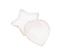 Mipcase 2 pièces Palette Nail Art Résine avec Présentoirs Formes Étoile et Cœur Blancs Planche de Mélange Couleurs Ongles Accessoire Créatif pour Affichage et Pratique Nail Showing Stands