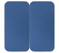 Mipcase 2 Pièces Pédale de Machine à Coudre Patin de Pied de Couture en Tpe Bleu Antidérapant Imperméable pour Machine à Coudre Salles de t Couture à Domicile