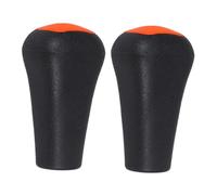 Mipcase 2 Pièces Pommeau de Levier, Boule Noire en Plastique | Contrôle Précis, Installation Facile, Pièce Solide pour Levier de Commande, Réparation et Entretien de Flotte
