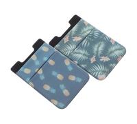 Mipcase 2 Pièces Portefeuille de téléphone Poche arrière pour téléphone Support de Cartes de boîtier de téléphone étui de téléphone avec Porte-Cartes Support de Coque de téléphone