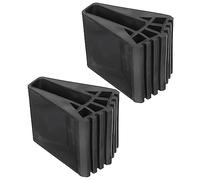 Mipcase 2 pièces Protection Pied Échelle Antidérapante Lot de Sabots Élargis Résistants Chaleur pour Déchelle Protection Sol et Stabilisation Accessoires Échelle Durable
