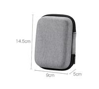 Mipcase 2 pièces Sac de Rangement Étanche pour Accessoires Électroniques Pochette Portable avec Organisateur Compact pour Câbles Chargeurs et Écouteurs Lot