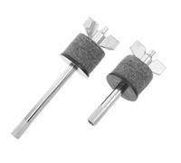 Mipcase 2 Pièces Support Empileur de Cymbales en Alliage Double Couche Hauteur Réglable, sans Outil, Gain de Place, pour Petites Cymbales et Splash en Performance sur Scène