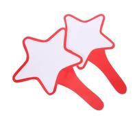 Mipcase 2 pièces Tableau Blanc Effaçable à Sec Portable Ardoise Main Rigide Panneau Écriture Lisse pour Notation et Vote