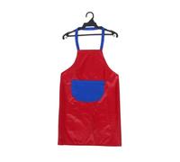 Mipcase 2 pièces Tablier Garçon Fille Imperméable Peinture PVC Enduit Protection Salissures pour Cuisine et Activités Artistiques Liens Ajustables pour Garçons et Filles