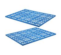 Mipcase 2 Pièces Tapis De Cage pour Animaux De Compagnie Tapis De Cage à Lapin Tapis De Lapin pour Cage Lapin pour Sol Bloc-Notes Lapin Doublures De Cage De Lapin Cage à Rats Blue Abdos