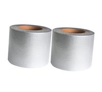 Mipcase 2 rouleaux Ruban Étanchéité Butyle Réparation Fuite Toiture Fenêtre Tuyau Adhésif Étanche Extérieur Résistance UV et Anti-âge pour Fissures et Joints