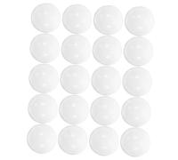 Mipcase 20 Pièces Capsules Plastique Vides Rondes Ouvertes pour Machines à Balle Compatible pour Projets Diy Événements et Fêtes