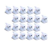 Mipcase 20 pièces Figurines de Résine de Décorations Micro Paysage Modèles Réalistes pour Fleurs et Intérieur Accessoires Adorables pour Créer Un Monde Féérique