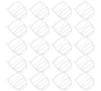 Mipcase 20 Pièces Manchons Réutilisables pour Flacons de Perfusion en Plastique Blanc, Installation Stable et Nettoyage Simple, Accessoires pour Bouteilles de Perfusion en Milieu
