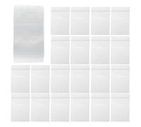 Mipcase 200 Paquet Plastiques Refermables Transparents 12 Mil Auto-Scellants Réutilisables et Hermétiques pour Aliments Snacks Bijoux et Petits Objets de Rangement