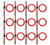 Mipcase 24 Ensembles Safety Wristband Leash With Rings Comfortable Lightweight Child Strap For Daycare Group Walks Bright High Visibility