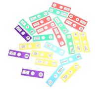 Mipcase 24 Pièces Kit de Lames de Microscope Préparées Plantes Animaux Insectes Bilingues Plastique Jeu Éducatif Scientifique Portable pour Garçon Fille Débutants et École