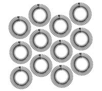 Mipcase 24 Pièces Peignes Cheveux Extensibles avec Dents Bandeaux Circulaires Flexibles pour Coiffure Douce et Stylée Accessoires Déco pour Femmes