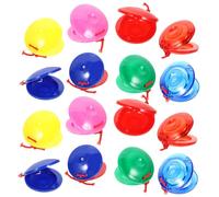 Mipcase 24pièces Castagnettes pour Garçon Fille Jouets Musicaux De Percussion Lot de Cymbalettes Préscolaires Éducatifs