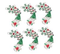 Mipcase 24pièces Pendentifs De Noël Alliage Pour Création De Bijoux De Fêtes Breloques Hiver Pour Bracelets Et Colliers Assortiment De Breloques De Saison Pour Loisirs Créatifs