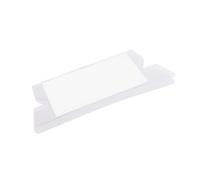 Mipcase 25 pièces Étiquettes de Dossier Suspendu Plastique Transparentes Onglets Réutilisables pour Classement Rapide Identification Facile pour Étudiants Enseignants et Bureau