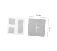 Mipcase 25 pièces Ruban Adhésif de Réparation Moustiquaire Autocollants Auto Adhésifs Résistants et Flexibles Patchs Maille pour Fenêtres et Portes Réparation sans Remplacement Complet
