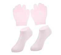 Mipcase 2paires Chaussettes Hydratantes pour Spa et Secs avec Semelle Antidérapante pour Hydratation Intense Nocturne