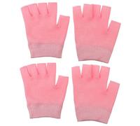 Mipcase 2paires Mitaines Hydratantes En Gel Pour Soins Des Mains, Accessoires De Beauté Sans Doigts Pour Spa Et Hydratation Peau