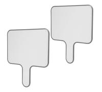 Mipcase 2pcs Pagaies de Réponse Double Face, Tableau pour Écrire Réutilisable et Effaçable à Sec, Accessoires de Jeu pour Tableau de Score et Juges