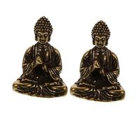 Mipcase 2pièces Bouddha Pendentif Breloque Style Chinois Lot Pour Bijoux Loisirs Créatifs Et Décorations