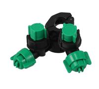 Mipcase 2pièces Buse De Pulvérisation Éventail pour Agriculture Embout De Jardin Haute Pression Double Débit Eau pour Nettoyage Et Aménagement Paysager