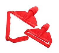 Mipcase 2pièces Lot de Pinces pour Tête De Balai Clips De Rechange Détachables Accessoires pour Manche à Pince pour Nettoyage Carrelage Cuisine Salle De Bain