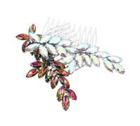 Mipcase 2pièces Peignes à Cheveux Ornés de Strass Lot pour Coiffure de Mariage Accessoire de Tête pour Mariée Adapté pour Bal de Promo et Fête