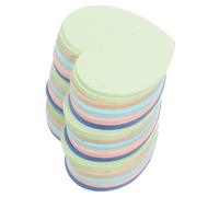 Mipcase 3 Ensembles Cartes Cœur Vierges à Écrire Soi-même, Papier | Découpes Double Face pour Messages, Ajout Personnel, Usage Polyvalent, Anniversaires et Projets Scolaires Couleur Aléatoire