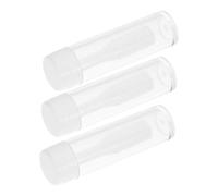 Mipcase 3 ensembles Outil de Pose Lentilles Silicone Antidérapant avec Tube de Rangement Transparent pour Application et Retrait Faciles des Lentilles de Contact