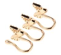 Mipcase 3 Pièces Bijoux Anneaux de Nez de Papillote Cuivre avec Zircon Studs Droits et Spirale Accessoires Piercing pour Femme et Polyvalent