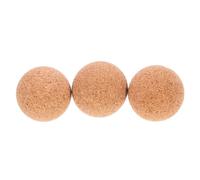 Mipcase 3 pièces Boules Liège pour Table de Foosball Accessoires Bois pour Jeu de Football de Table Balles de Remplacement Légères et Silencieuses