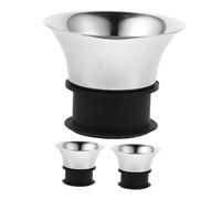 Mipcase 3 Pièces Carafe Lids Only Stainless Steel Water Jug Covers Wide Mouth Trumpet-shaped Pitcher Caps Antispill Food-grade For Cold Beverages