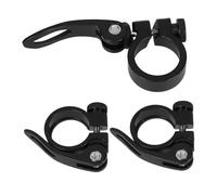 Mipcase 3 Pièces Collier de Selle Aluminium Pince de Serrage Rapide pour Accessoire de Cyclisme Compatible avec Toutes Robuste et Durable pour Maintien Stable
