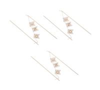 Mipcase 3 Pièces Décoration Gâteau Bois One Cake Topper Anniversaire Stable Gravure Détaillée Bannière Gâteau Garçon Fille Fête